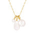 ფოტო #1 პროდუქტის Florence Imitation Pearl Charm Pendant Necklace