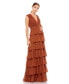 ფოტო #1 პროდუქტის Women's Ieena Sparkly Ruffle Layered Gown