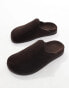 Фото #2 товара Walk London Breeze Slip On Mules In Brown Suede