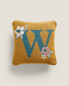 Letter w children’s cushion