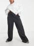Фото #4 товара ASOS DESIGN Curve satin pull on trousers black