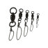 Diamond Rotary Ball Bearing Tournament Snap Swivels 150# - фото #1