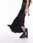 Topshop fishtail midi skirt in black Черный, 38 - фото #1