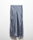 ფოტო #7 პროდუქტის Women's Midi Satin Skirt