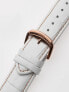 Фото #2 товара Perigaum Leather Strap 22 x 160 mm White Rose Clasp