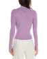 Oscar De La Renta Mock Neck Silk-Blend Sweater Women's