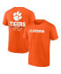 ფოტო #1 პროდუქტის Men's Orange Clemson Tigers Game Day 2-Hit T-shirt