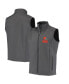 ფოტო #1 პროდუქტის Men's Charcoal Cleveland Browns Circle Archer Softshell Full-Zip Vest