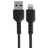 Фото #9 товара StarTech.com 12" (30cm) Durable Black USB-A to Lightning Cable - Heavy Duty Rugged Aramid Fiber USB Type A to Lightning Charger/Sync Power Cord - Apple MFi Certified iPad/iPhone 12 - Black - USB A - Lightning - 0.3 m - Male - Male