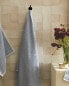 Textured cotton bath towel