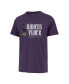Фото #2 товара Men's Purple Distressed Baltimore Ravens Regional Franklin T-shirt