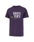 Men's Purple Distressed Baltimore Ravens Regional Franklin T-shirt