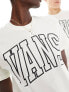 Vans arched line t-shirt in white