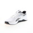 Фото #4 товара Reebok Nano X3 Mens White Synthetic Lace Up Athletic Cross Training Shoes