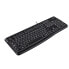 Logitech K120 Corded Keyboard - Full-size (100%) - Wired - USB - QWERTY - Black