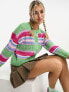 Фото #1 товара Noisy May button up cardigan in multi stripe