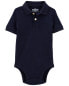 Фото #1 товара Baby Navy Polo Uniform Bodysuit 24M