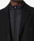 ფოტო #8 პროდუქტის Men's Sheffield Melton Wool Slim Overcoat with Interior Bib