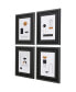 Фото #2 товара Abstract Luxe Wall Art Set, 4 Piece