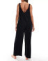 Фото #4 товара ASOS DESIGN beach jumpsuit with pocket detail in black