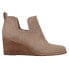Фото #2 товара TOMS Kallie Wedge Round Toe Booties Womens Brown Casual Boots 10016174T