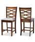 Фото #1 товара Furniture Lanier Modern and Contemporary Upholstered 2 Piece Counter Height Pub Chair Set