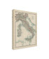 Фото #2 товара Johnston Johnstons Map of Italy Canvas Art - 19.5" x 26"