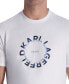 Фото #3 товара Men's Flocked Circle Logo Graphic T-Shirt