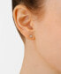 ფოტო #2 პროდუქტის Diamond Accent Micro Stud Earrings in 14k Gold
