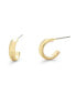 ფოტო #1 პროდუქტის 14K Gold Plated Darby Huggies Earrings