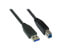 Фото #1 товара Good Connections GCT-0113 - 5 m - USB A - USB B - USB 3.2 Gen 1 (3.1 Gen 1) - Male/Male - Black