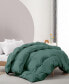 Фото #3 товара Cotton Fabric Baffled Box All Season Colored Goose Feather and Down Comforter, King