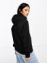 Tommy Jeans boxy XS badge hoodie in black