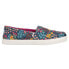 TOMS Alpargata Cupsole Floral Slip On Womens Blue, Multi Sneakers Casual Shoes