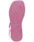 Фото #5 товара Class Edge Glow Slip-On Embellished T-Strap Thong Sandals