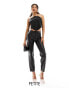 Фото #2 товара Only Petite Emily faux leather ankle trousers in black