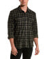 For The Republic Stretch Flannel Shirt Men's Green S
