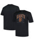 Men's Black San Francisco Giants Big Tall Double Header T-Shirt