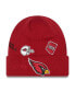 Фото #1 товара Men's Cardinal Arizona Cardinals Identity Cuffed Knit Hat