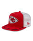Men's Red, White Kansas City Chiefs Original Classic Golfer Adjustable Hat