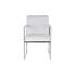 Chair DKD Home Decor Polyester Steel White (56 x 68 x 92 cm)
