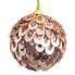 Christmas Baubles Bronze Plastic Polyfoam 10 x 10 x 10 cm (3 Units)