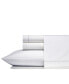 Фото #2 товара Solid Cotton Percale T400 4 Piece Sheet Set, Queen