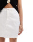 Pimkie denim mini skirt in white