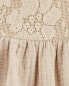 Baby Lace Tiered Flutter Dress NB