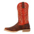 Фото #3 товара Durango Rebel Pro Embroidery Square Toe Mens Brown, Red Casual Boots DDB0476