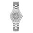 Guess Damen Armbanduhr Firework Kristallsteine silber 34 mm GW0602L1