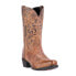 Laredo Bryce Graphic Square Toe Cowboy Mens Brown Dress Boots 68442