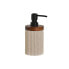 Фото #1 товара Дозатор мыла Home ESPRIT Коричневый Чёрный Бежевый Смола древесина акации 10 x 8 x 17,5 cm