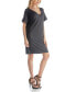 Фото #3 товара Women's Loose Fit V-neck Above the Knee Dress